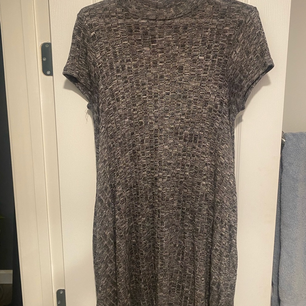High neck Dress with Pockets